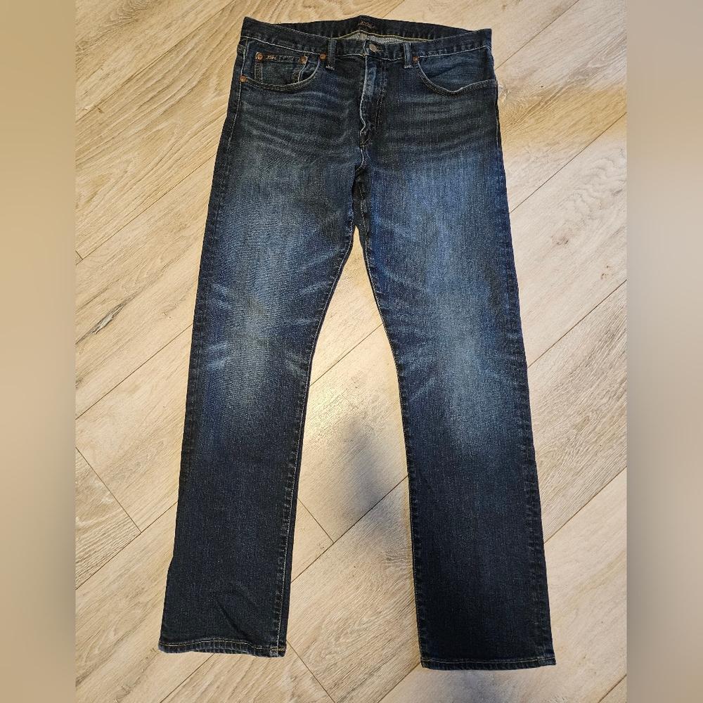Polo Ralph Lauren Murphy Dark Hampton Relaxed Straight Jeans Men's Sz 34/32